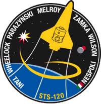 Das Logo der Mission STS-120