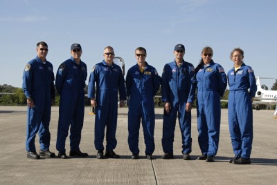 STS-126 Ankunft zum TCDT