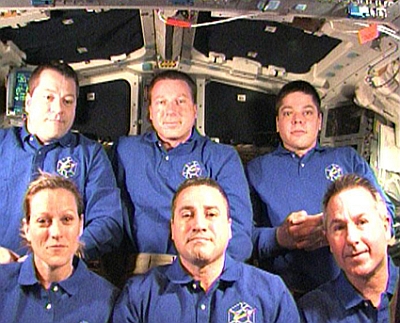 Die Astronauten beim Interview