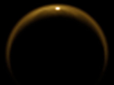 Lichtreflektion auf Titan