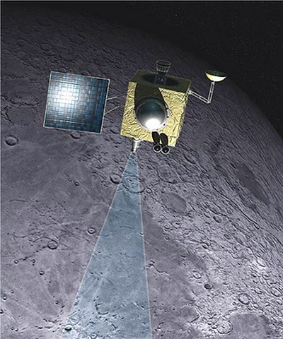 Chandrayaan-1 am Mond