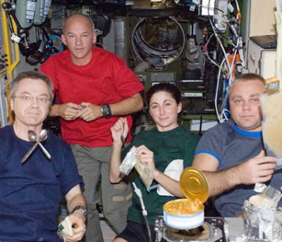 Mahlzeit auf der ISS