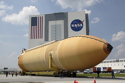 Ankunft des STS-126-Aussentanks