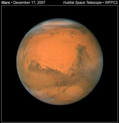 Der Mars am

17. Dezember 2007