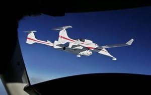 SpaceShipOne vor dem Ausklinken