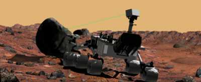 Künstlerische Darstellung des Mars-Wissenschaftslabors