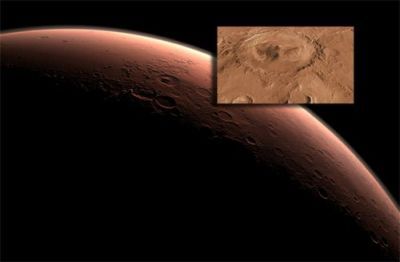 Der

Gale-Krater: das zukünftige Zuhause des Mars-Rovers CURIOSITY