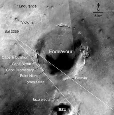 Der Endeavour-Krater