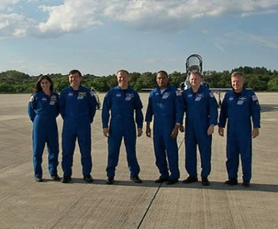 Ankunft der Astronauten für TCDT