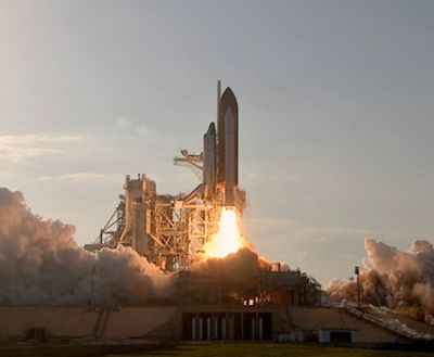 Start von STS-133